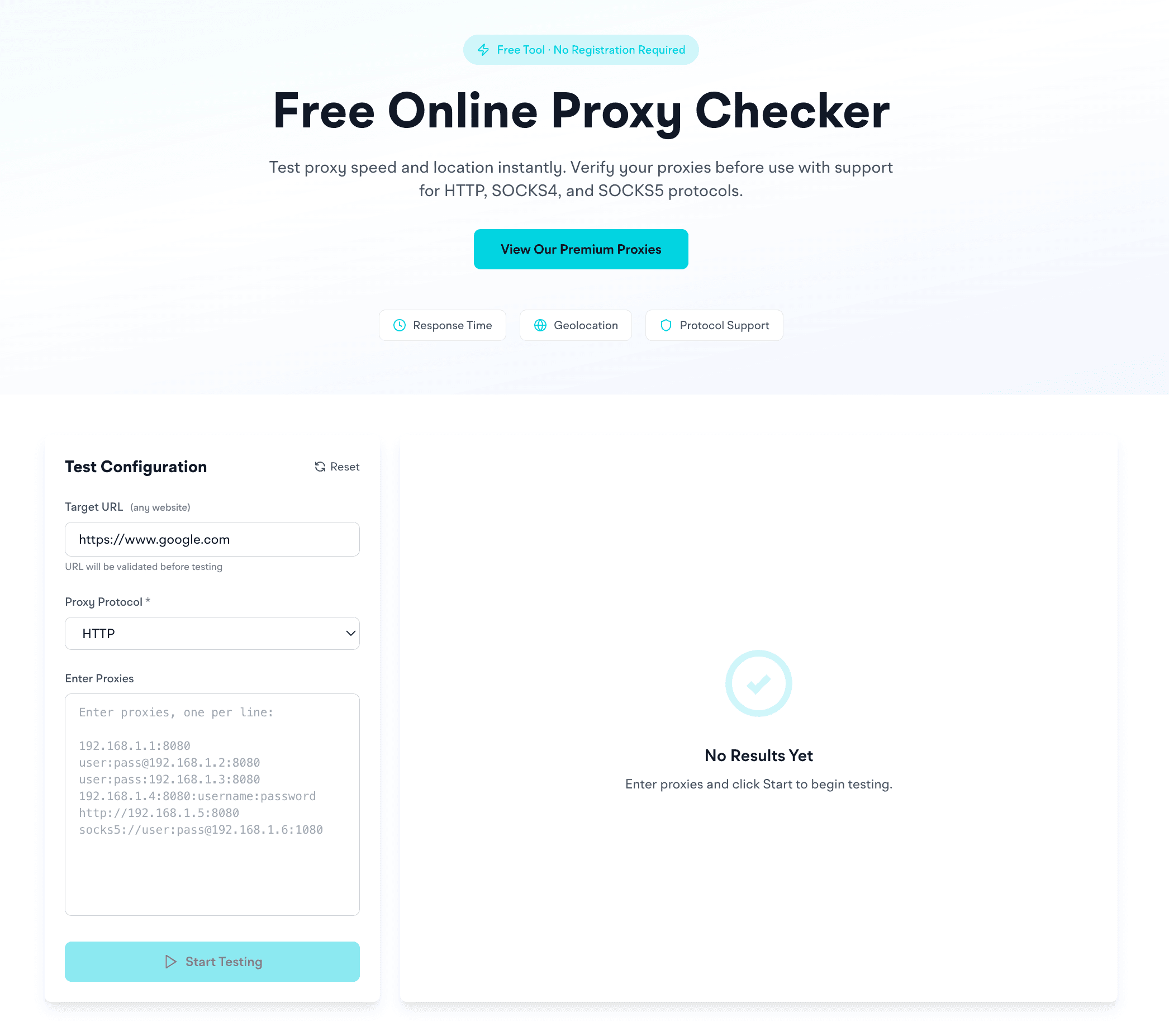 Proxy Checker Tool